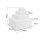 TrendStone Ecktreppe SMART 118 x 118 cm | H 128 cm 4-stufig für Beckentiefe 150cm | Polystyrol | Kunststoffbeschichtung