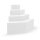 TrendStone Ecktreppe SMARAGD 118 x 118 cm | H 128 cm 4-stufig für Beckentiefe 150cm | Polystyrol | Kunststoffbeschichtung