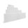 TrendStone Ecktreppe OBLIQUE 169 x 169 cm | H 128 cm 4-stufig für Beckentiefe 150cm | Polystyrol | Kunststoffbeschichtung