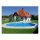 Ovalbecken TAHITI  Starter-Set 800 x 400 x 150 cm | Innenh&uuml;lle 0,8 mm sand | Easy Change sand
