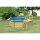 Terrasse f&uuml;r Pool Achteck 470x470 cm | 200x80x124 cm